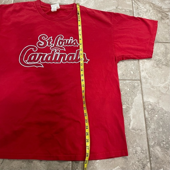 Vintage Lee Sport T Shirt Men XL Red St Louis Cardinals Albert Pujols 5 - Picture 10 of 10